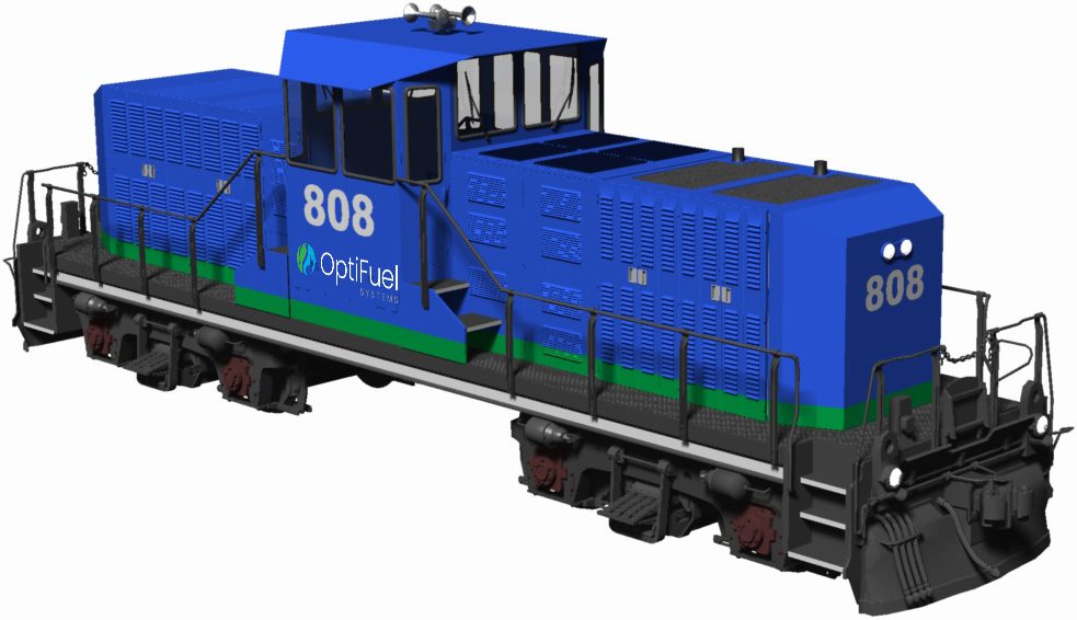 OptiFuel Total-Zero™ Center Cab Switcher Locomotive OptiFuel Total-Zero™ Center Cab Switcher Locomotive