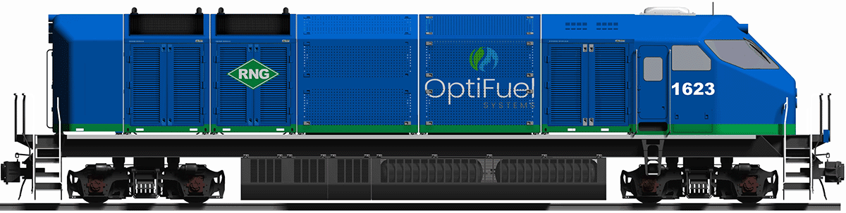 OptiFuel Total-Zero™ Switcher Locomotive