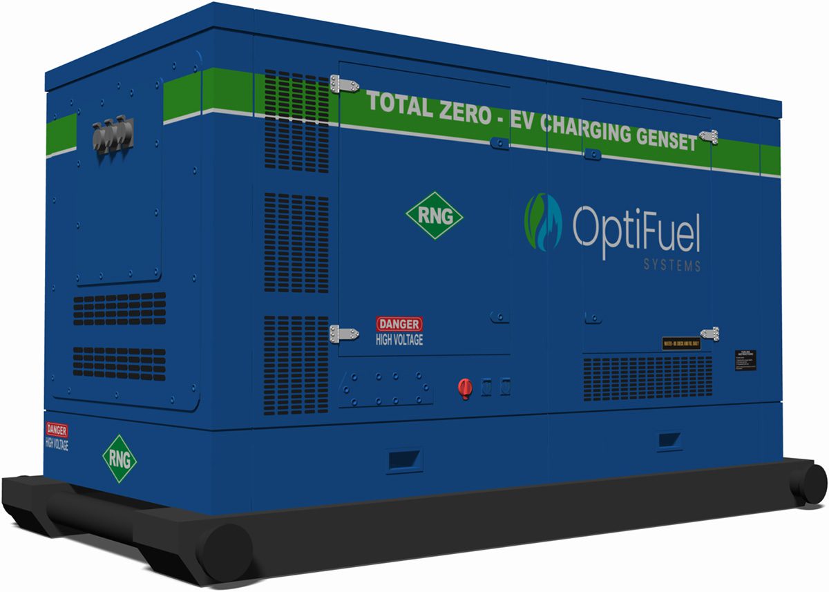 OptiFuel Total-Zero™ Skid-Mounted RNG Generator OptiFuel Total-Zero™ Skid-Mounted RNG Generator