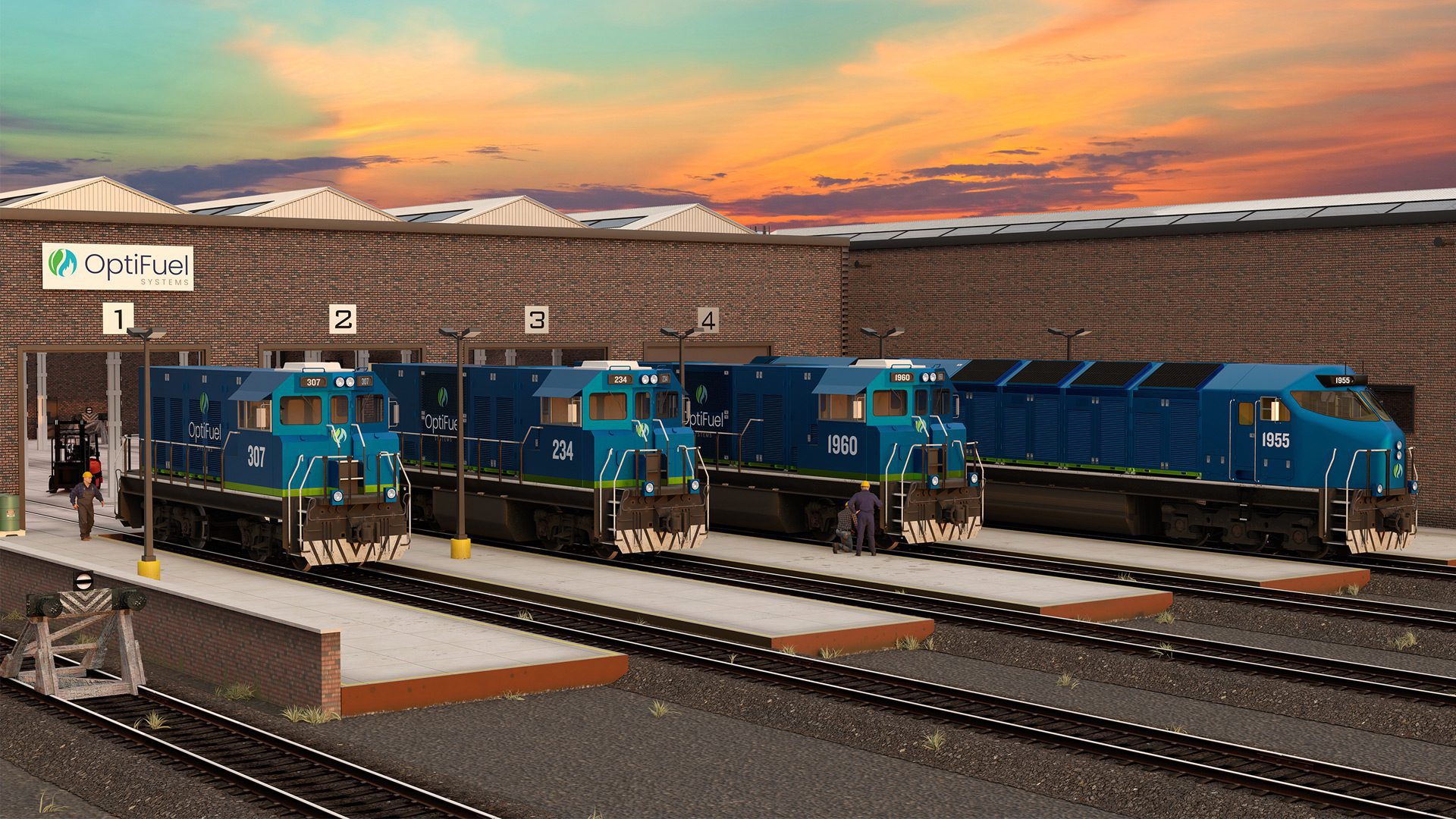 OptiFuel Dual Fuel Locomotives